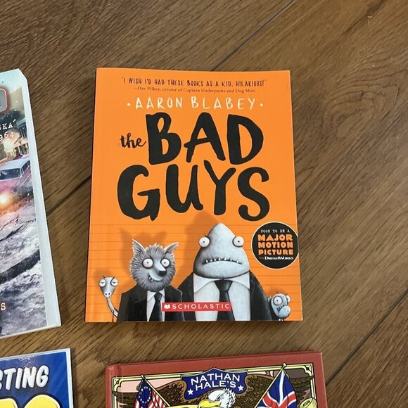 Elementary/ Middle School Kid Book Bundle, Dog Man, I Survived, Bad Guys - Picture 8 of 13
